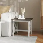 Flash Furniture LFS-4002-GRYWHT-GG Jasper End Table