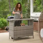 Flash Furniture LTS-0165-GY-GG Marco Patio Counter Table