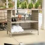 Flash Furniture LTS-0165-GY-GG Marco Patio Counter Table