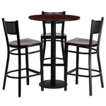 Flash Furniture MD-0017-GG Table and Bar Stool Set