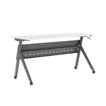 Flash Furniture MT-M6024-Y-LEG-WHTGRY-GG Davis Training Table