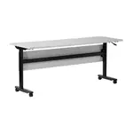 Flash Furniture MT-M7224-T-LEG-GRYBLK-GG Palmer Training Table