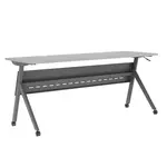 Flash Furniture MT-M7224-Y-LEG-GRYGRY-GG Davis Training Table