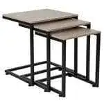 Flash Furniture NAN-JN-21741NT-GG Midtown Collection Nesting Table