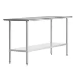 Flash Furniture
NH-WT-2472-GG Work Table,

Stainless Steel Top
with 
and 
- 720"W x 300"D