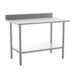 Flash Furniture
NH-WT-3048-GG-B4-GG Work Table,

Stainless Steel Top
with 
and 
- 39.50"W x 28.75"D