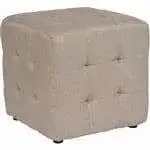 Flash Furniture QY-S02-B-GG Avendale Ottoman/Pouf