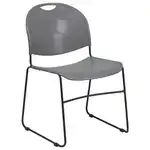 Flash Furniture RUT-188-GY-GG Hercules Series Ultra Compact Stacking Chair