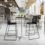 Flash Furniture RUT-498A-BS-BK-GG Hercules Bar Stool