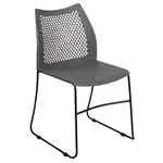 Flash Furniture RUT-498A-GY-GG Hercules Series Stacking Chair