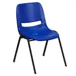 Flash Furniture RUT-EO1-BL-GG Hercules Series Ergonomic Shell Stacking Chair