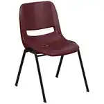 Flash Furniture RUT-EO1-BY-GG Hercules Series Ergonomic Shell Stacking Chair