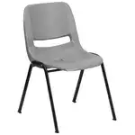 Flash Furniture RUT-EO1-GY-GG Hercules Series Ergonomic Shell Stacking Chair