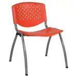 Flash Furniture RUT-F01A-OR-GG Hercules Series Stacking Chair