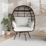 Flash Furniture SB-C-335-BR-CR-GG Zola Lounge Chair