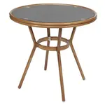 Flash Furniture SDA-AD641011-80-BK-NAT-GG Marseille Bistro Table