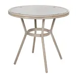 Flash Furniture SDA-AD641011-80-BLKWH-LTNAT-GG Marseille Bistro Table