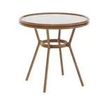 Flash Furniture SDA-AD641012-80-WHGY-NAT-GG Lourdes Bistro Table