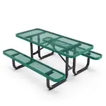 Flash Furniture SLF-EML72-H48L-GN-GG Mantilla Outdoor Picnic Table