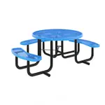 Flash Furniture SLF-EMR-46ADA-BL-GG Creekside Outdoor Picnic Table