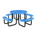 Flash Furniture SLF-EMR46-H60L-BL-GG Creekside Outdoor Picnic Table