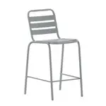 Flash Furniture TLH-015H-GG Lila Commercial Silver Metal Indoor-Outdoor