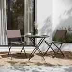 Flash Furniture TLH-SC-097-BRN-02-GG Brazos Folding Chair