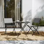 Flash Furniture TLH-SC-097-GRY-02-GG Brazos Folding Chair