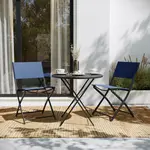 Flash Furniture TLH-SC-097-NV-02-GG Brazos Folding Chair