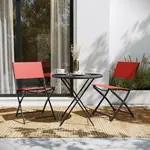 Flash Furniture TLH-SC-097-RED-02-GG Brazos Folding Chair