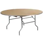 Flash Furniture XA-66-BIRCH-M-GG Heavy Duty Folding Banquet Table