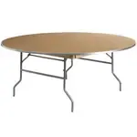 Flash Furniture XA-72-BIRCH-M-GG Heavy Duty Folding Banquet Table