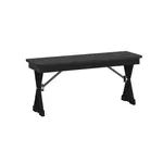Flash Furniture XA-B-40X12-XLEGS-BW-GG Hercules Series Folding Rustic Farm Bench
