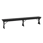 Flash Furniture XA-B-96X12-L-XLEGS-BW-GG Hercules Series Folding Rustic Farm Bench