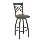Flash Furniture XU-6F8B-XSWVL-ACPW-GG Hercules Series Restaurant Swivel Bar Stool