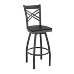 Flash Furniture XU-6F8B-XSWVL-BLKW-GG Hercules Series Restaurant Swivel Bar Stool