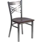 Flash Furniture XU-6FOB-CLR-WALW-GG Hercules Series Restaurant Chair