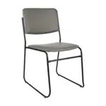 Flash Furniture XU-8700-GRY-B-VYL-30-GG Hercules Series Stacking Chair