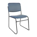 Flash Furniture XU-8700-NVY-B-VYL-30-GG Hercules Series Stacking Chair