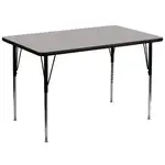 Flash Furniture XU-A3672-REC-GY-H-A-GG Activity Table