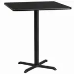 Flash Furniture XU-BLKTB-3636-T3030B-GG Table