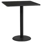 Flash Furniture XU-BLKTB-3636-TR24B-GG Table