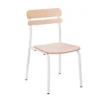 Flash Furniture XU-CH10443-ANTWHT-GG Cyprus Dining Chair