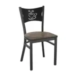 Flash Furniture XU-DG-60099-COF-ACPW-GG Hercules Series Restaurant Chair