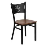 Flash Furniture XU-DG-60099-COF-CHYW-GG Hercules Series Restaurant Chair