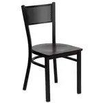 Flash Furniture XU-DG-60115-GRD-MAHW-GG Hercules Series Restaurant Chair