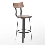 Flash Furniture XU-DG-60582B-ANTCPR-GG Flint Series Restaurant Bar Stool