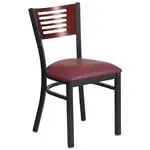 Flash Furniture XU-DG-6G5B-MAH-BURV-GG Hercules Series Restaurant Chair