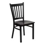 Flash Furniture XU-DG-6Q2B-VRT-MAHW-GG Hercules Series Restaurant Chair