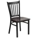 Flash Furniture XU-DG-6Q2B-VRT-WALW-GG Hercules Series Restaurant Chair